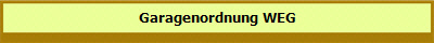 Garagenordnung WEG